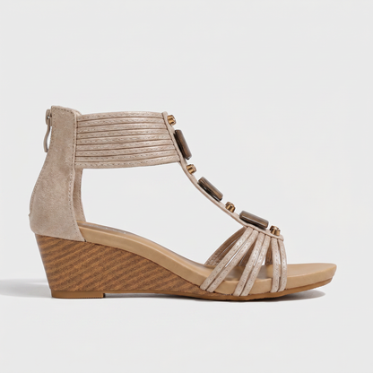 Celestia Boho Wedge Sandals