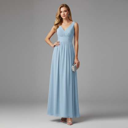 Elegant V-Neck Maxi Dress | Women's Summer Formal Dresses