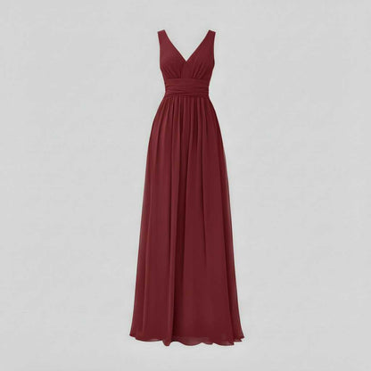 Elegant V-Neck Maxi Dress | Women's Summer Formal Dresses
