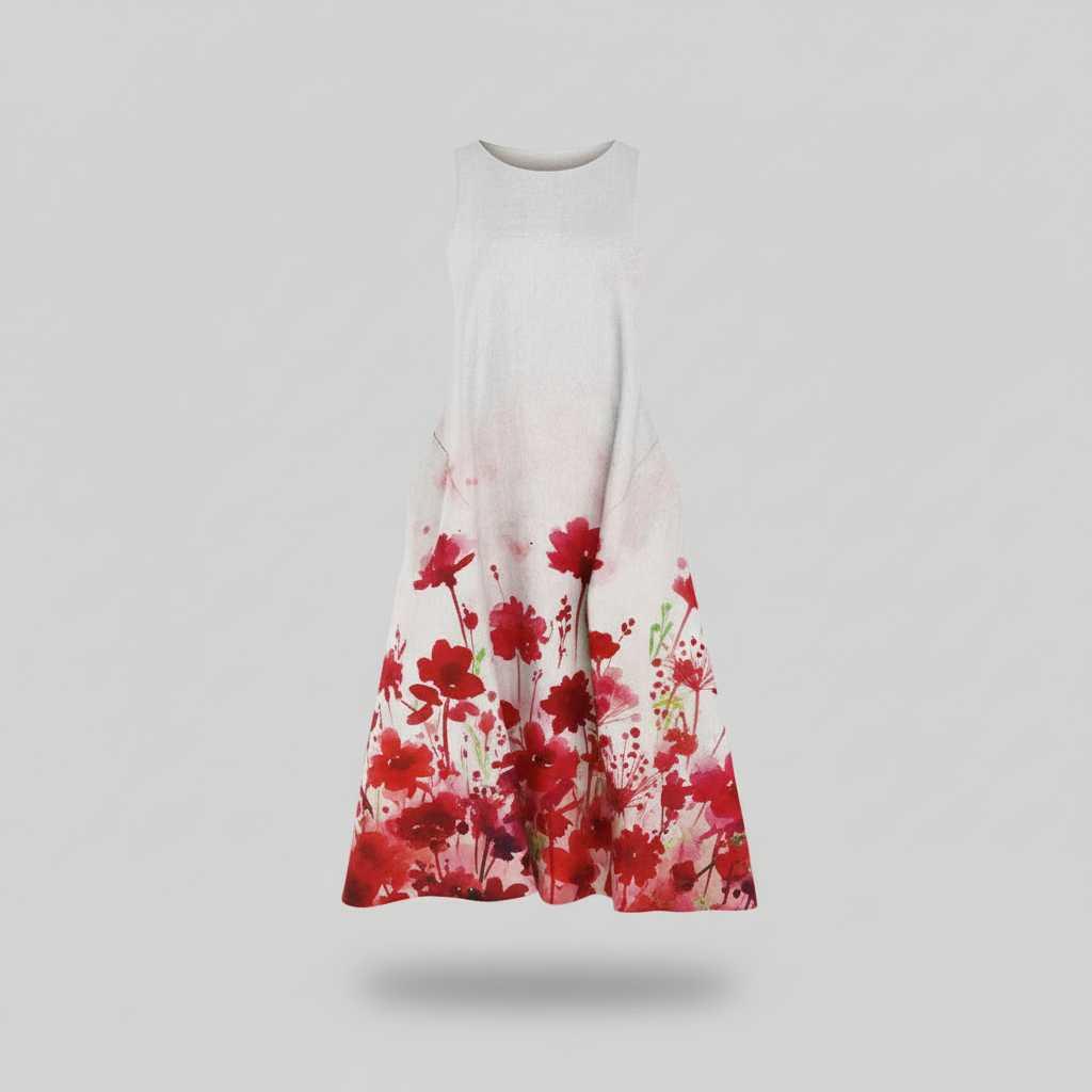 Floral Midi Dress | Women's Summer Dresses