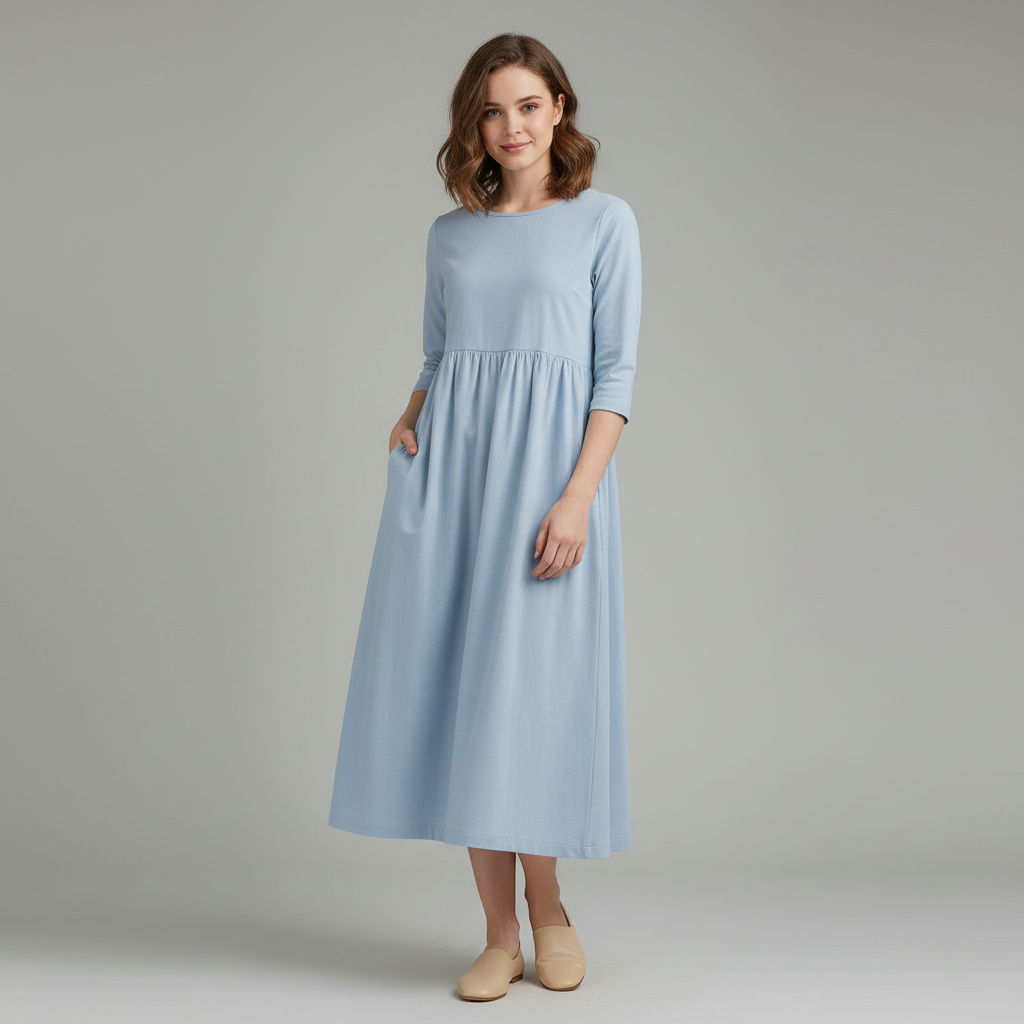 Loose Fit Summer Dress | Midi Dress for Women