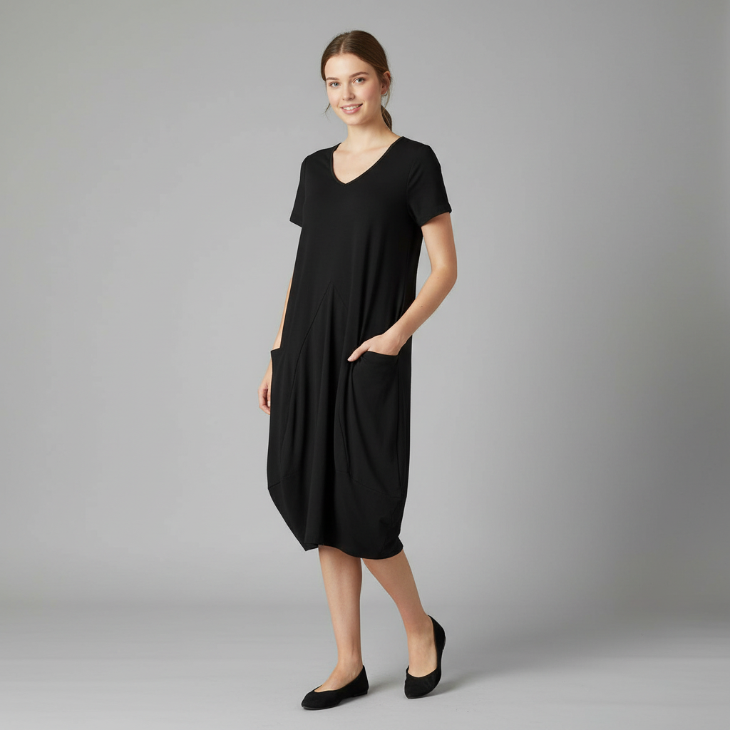 Loose Fitting Summer Midi Dress | Women's Dresses