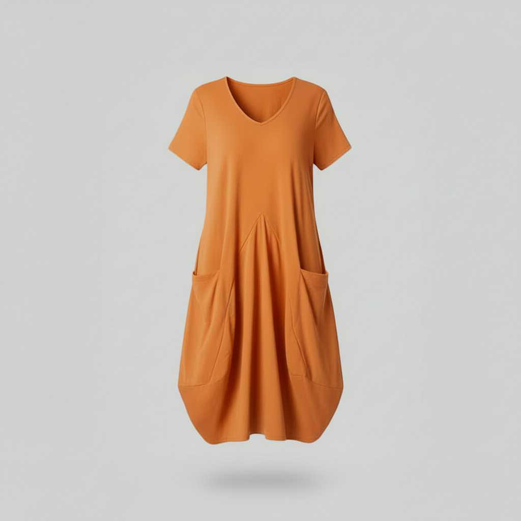 Loose Fitting Summer Midi Dress | Women's Dresses