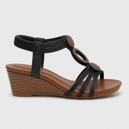 Luciana Luxe Wedge Sandals
