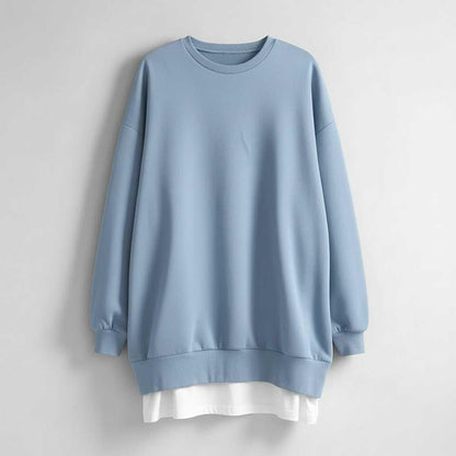 Oversized Women's Sweatshirt | Long Sleeve Crew Neck Top