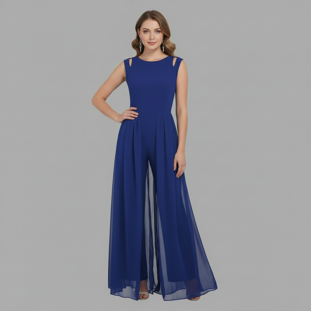 Sleeveless Wide Leg Jumpsuit | Women's Summer Fashion