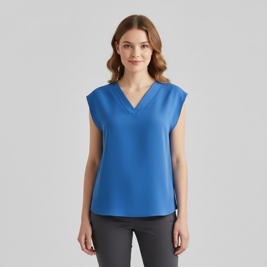 V-Neck Summer Blouse | Women's Modern Top