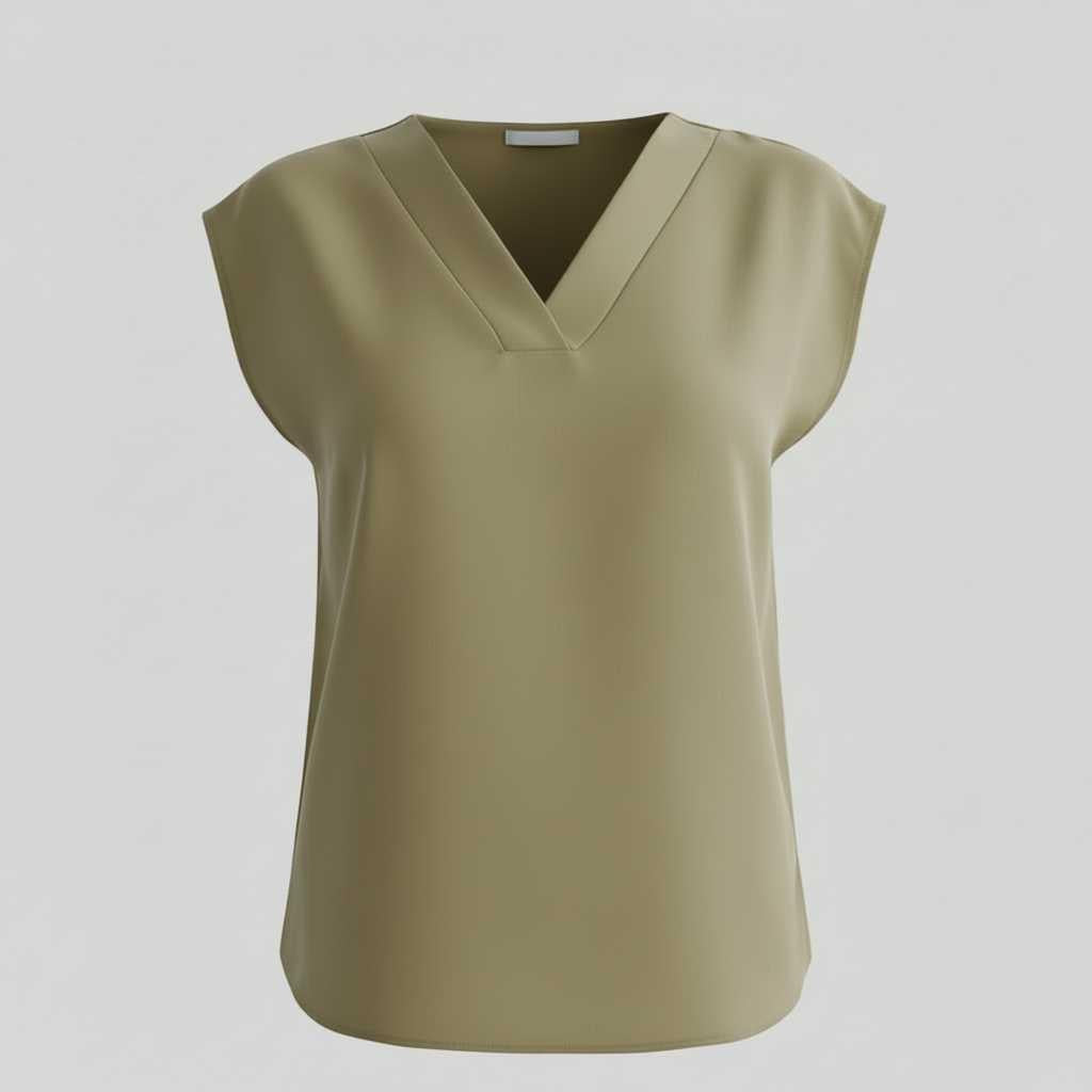 V-Neck Summer Blouse | Women's Modern Top