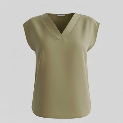 V-Neck Summer Blouse | Women's Modern Top