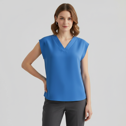 V-Neck Summer Blouse | Women's Modern Top