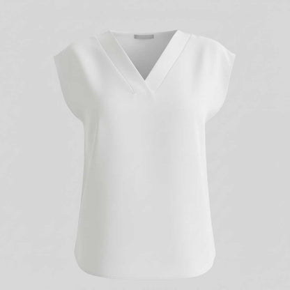 V-Neck Summer Blouse | Women's Modern Top