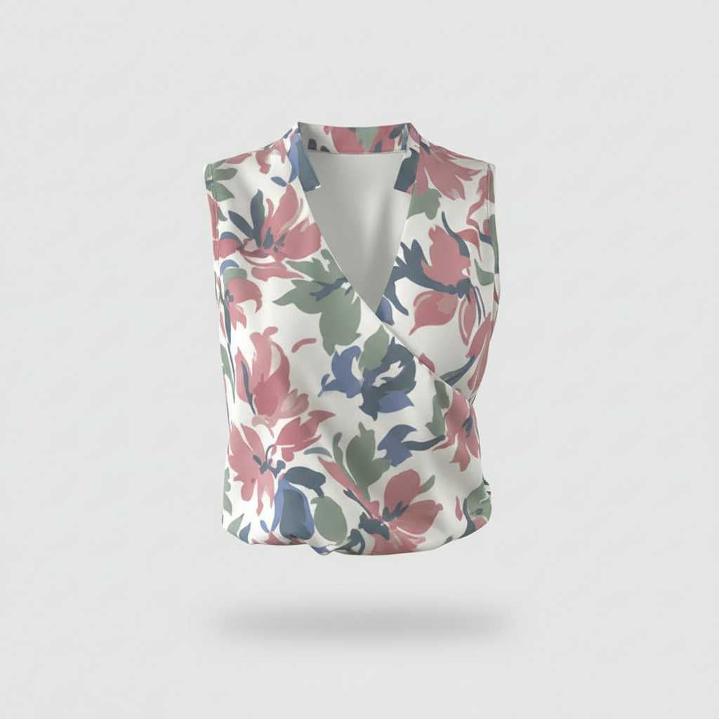 V-Neck Summer Top | Women's Top Casual Wear