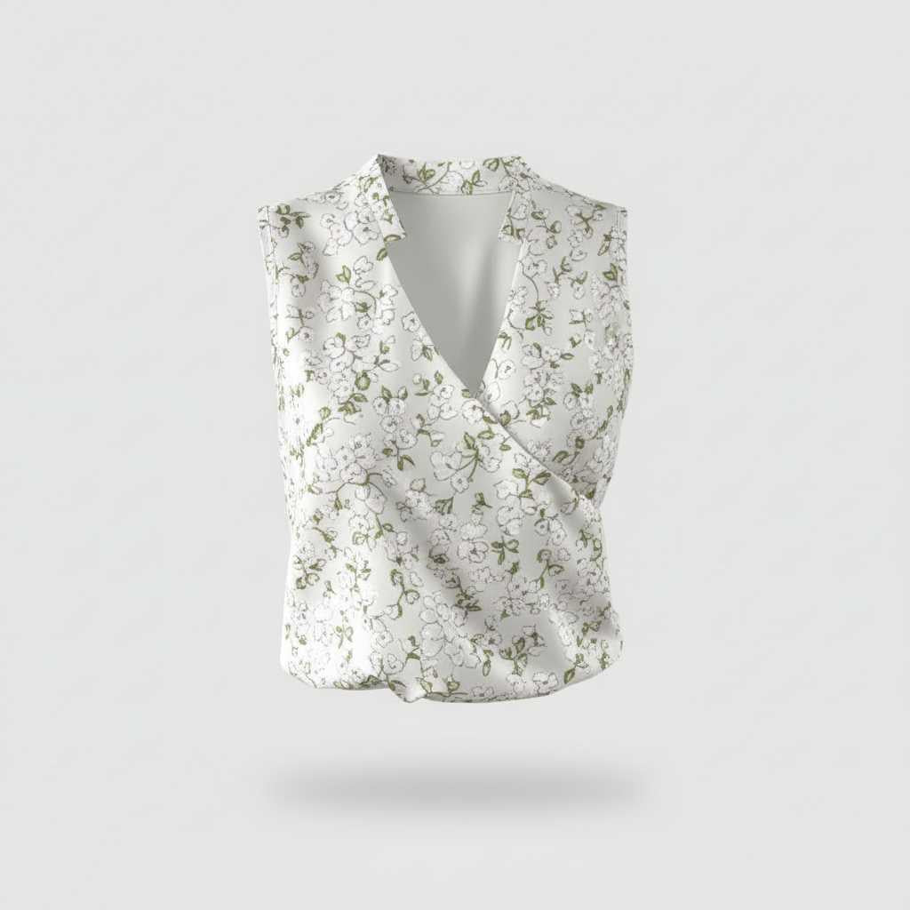 V-Neck Summer Top | Women's Top Casual Wear