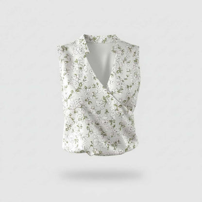 V-Neck Summer Top | Women's Top Casual Wear