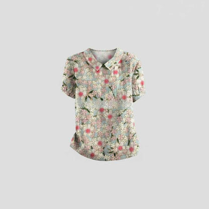 Vintage Floral Blouse | Women's Blouse for Casual Wear