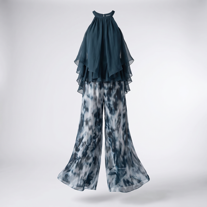Avery Chiffon Two-Piece Set