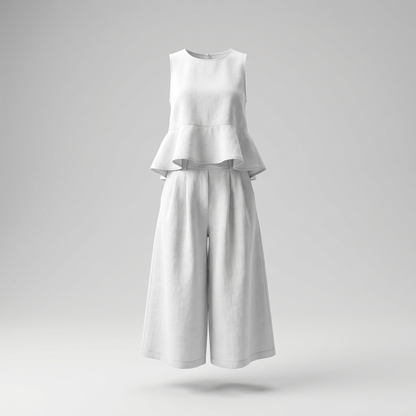 Olivia Linen Two-Piece Set