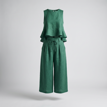 Olivia Linen Two-Piece Set